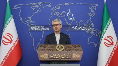 بقائي: اى دولة تدعم العدو الصهيوني شريكة في جريمة العدوان...هذه حرب ضد الانسانية وعلى الجميع إدانتها