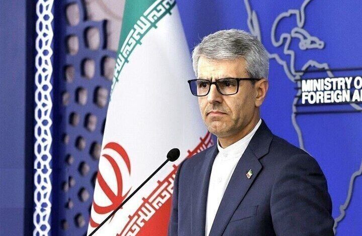 بقائي: وزير حرب الكيان الصهيوني أمر بالهجوم على المناطق السكنية