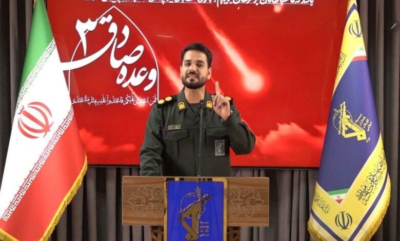 تعيين العقيد إيمان طاجيك متحدثا باسم عملية الوعد 3
