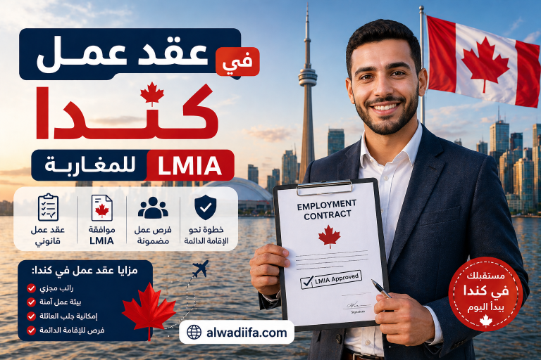 عقد عمل في كندا للمغاربة LMIA