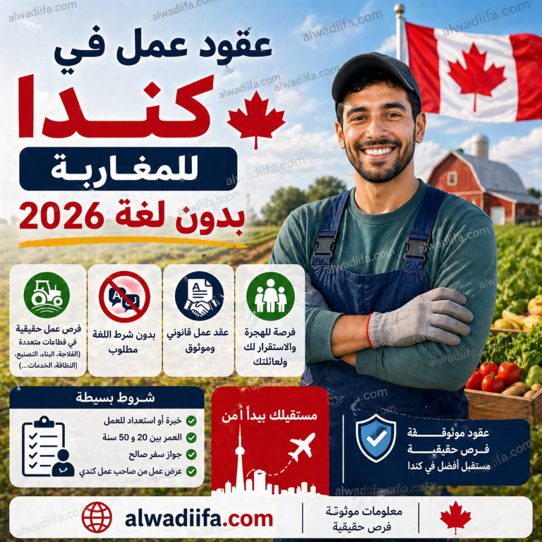 عقود عمل في كندا للمغاربة