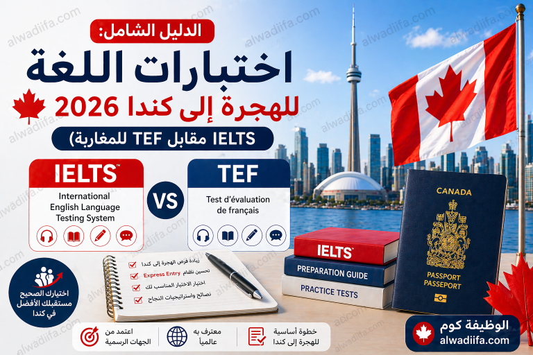اختبارات اللغة للهجرة إلى كندا