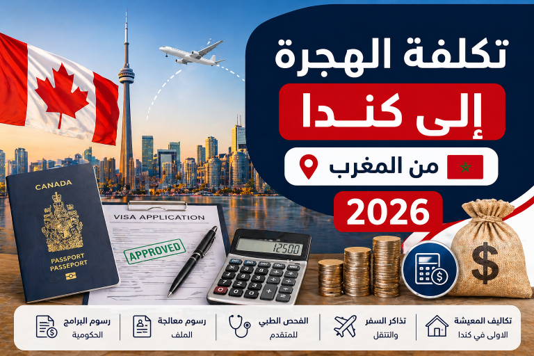 تكلفة الهجرة إلى كندا من المغرب 2026