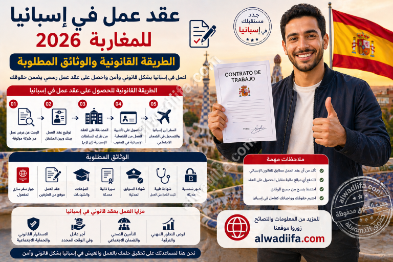 عقد العمل في إسبانيا 2026