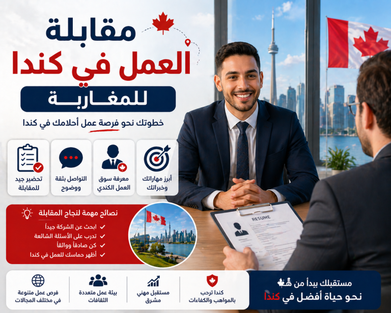 مقابلة العمل في كندا للمغاربة